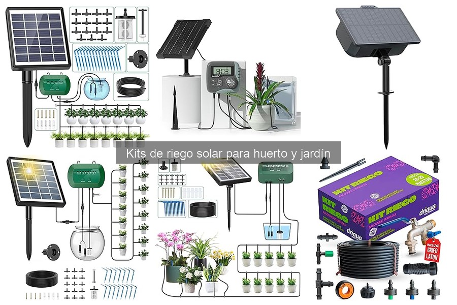 Cómo instalar un kit de riego solar en tu jardín