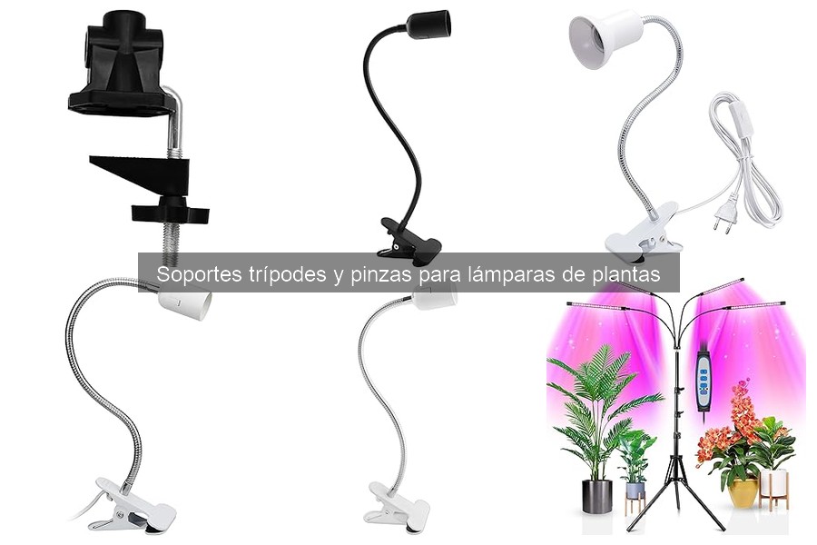 Cómo instalar un soporte trípode para lámpara de plantas