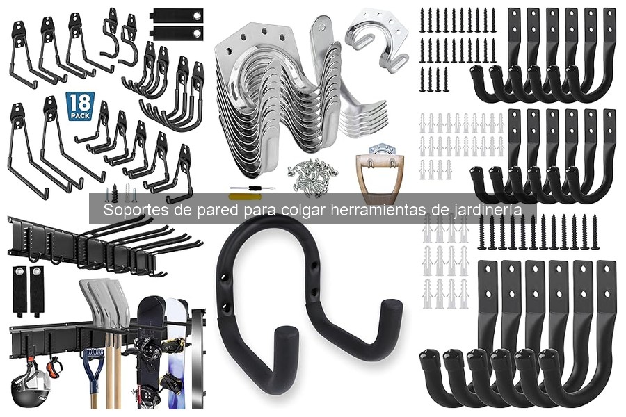 Cómo mantener soportes de pared para herramientas de jardinería