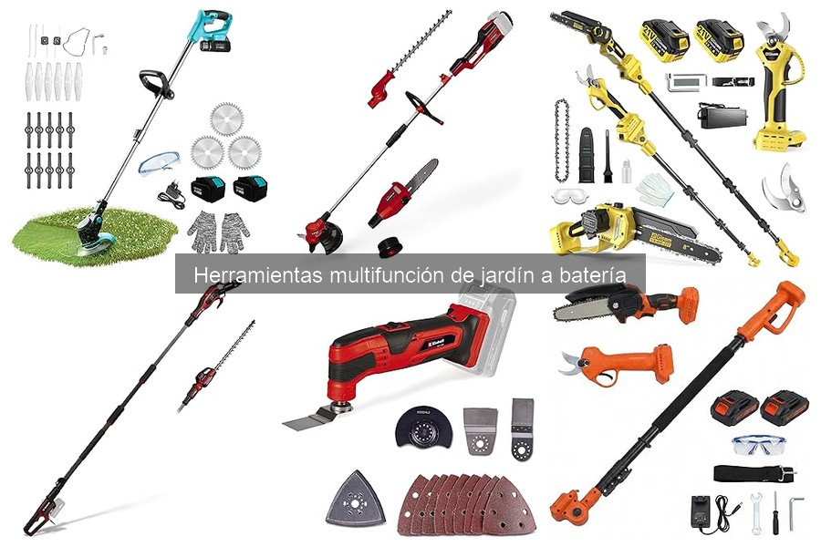 Cómo mantener tus herramientas multifunción de jardín a batería