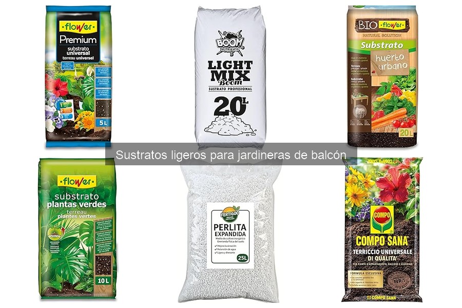 Cómo usar sustratos ligeros en jardineras de balcón
