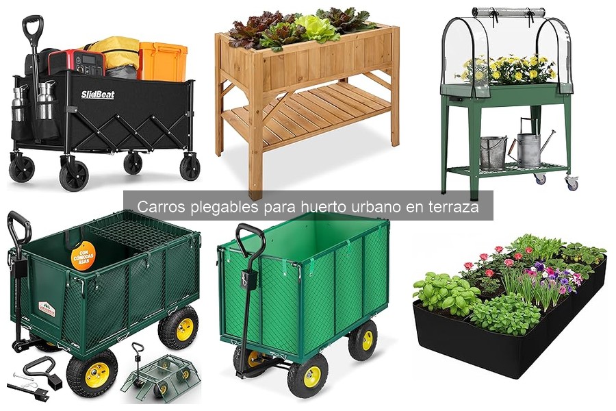 Cómo Usar un Carro Plegable en Tu Huerto Urbano