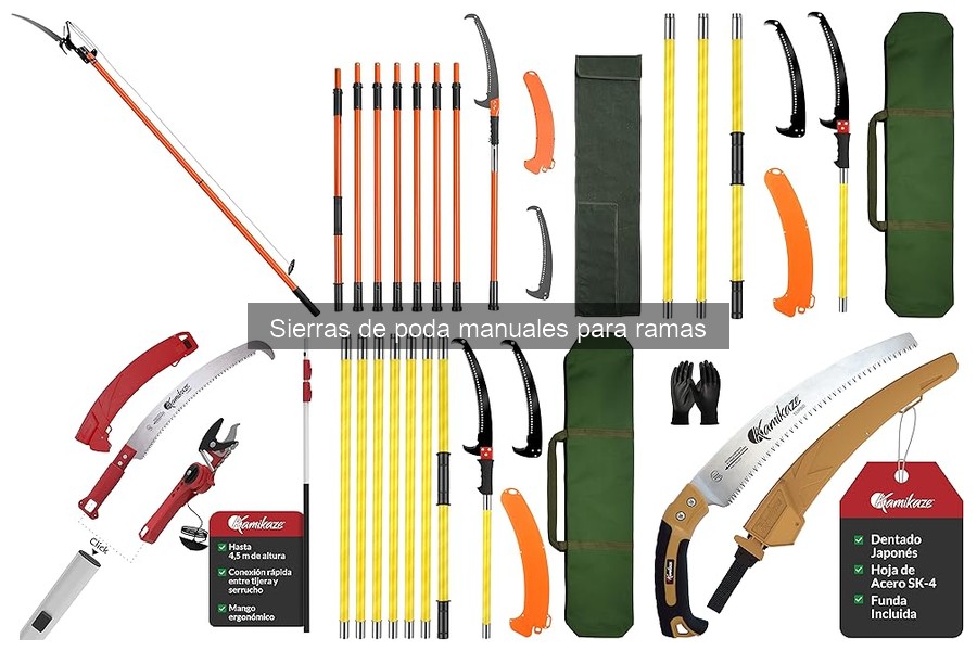 Cómo usar una sierra de poda manual correctamente