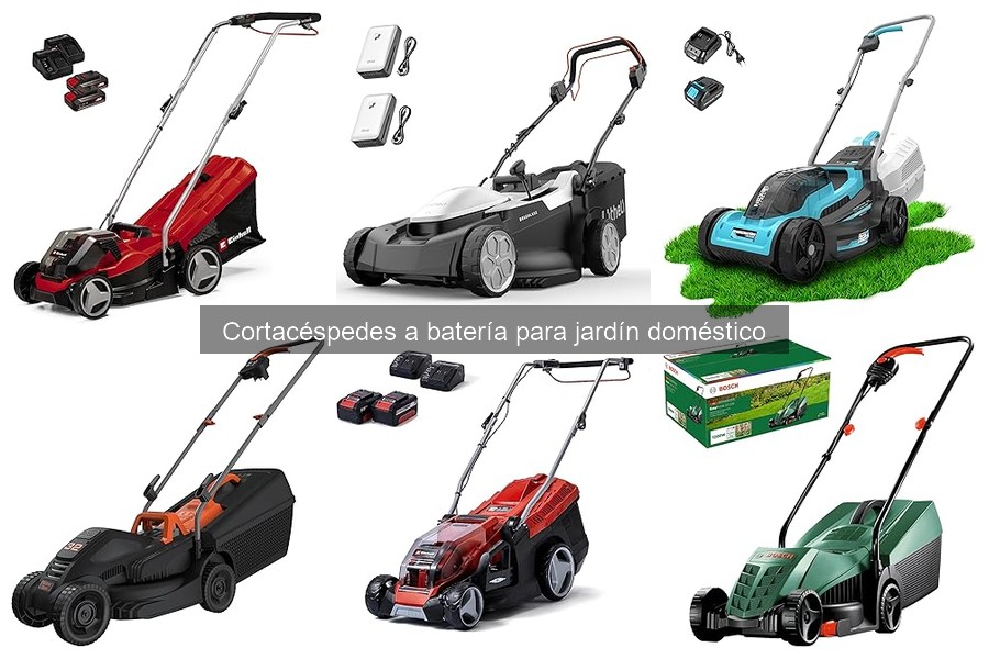 Cómo utilizar un cortacésped a batería correctamente