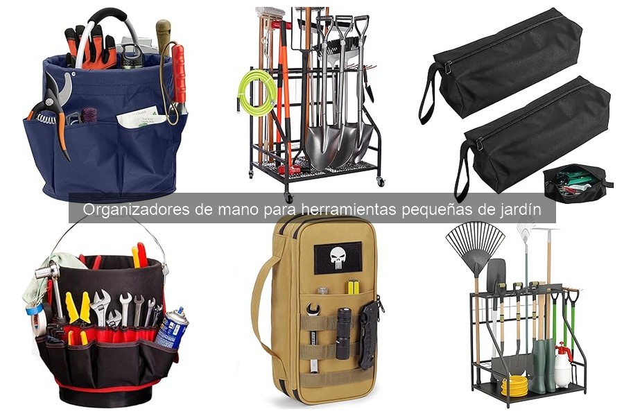 Cómo utilizar un organizador de mano para herramientas de jardín