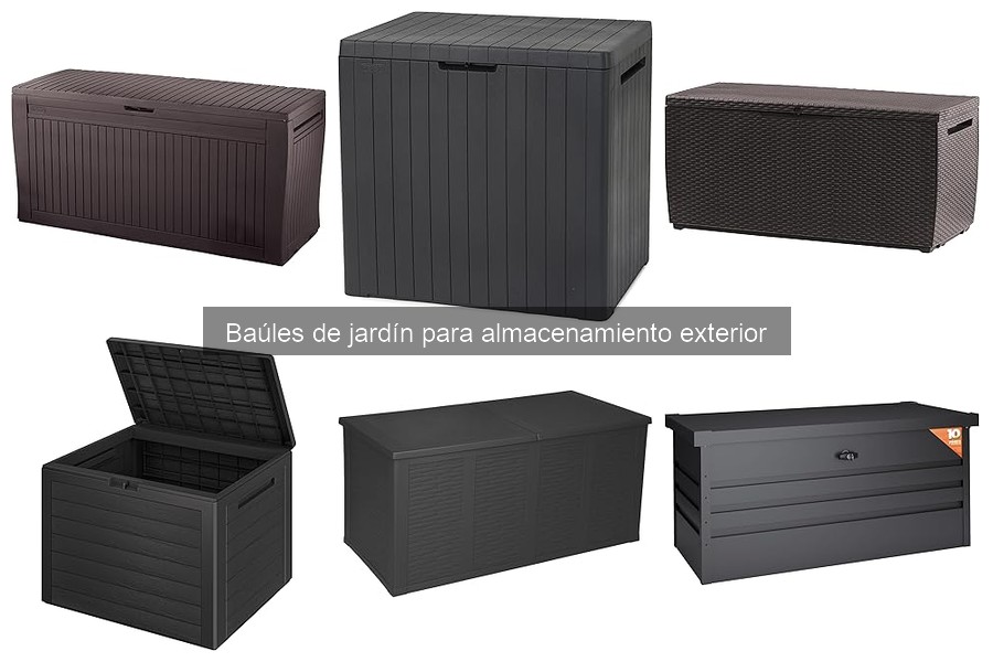 Comparativa: Baúles de Jardín de Madera vs Plástico