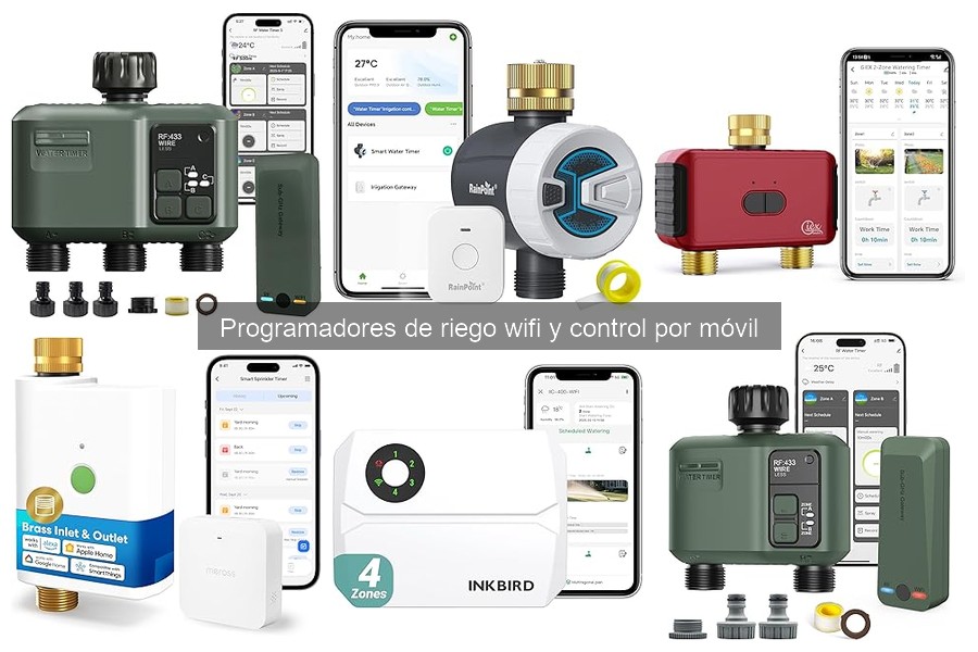 Comparativa de Apps para Controlar Programadores de Riego WiFi