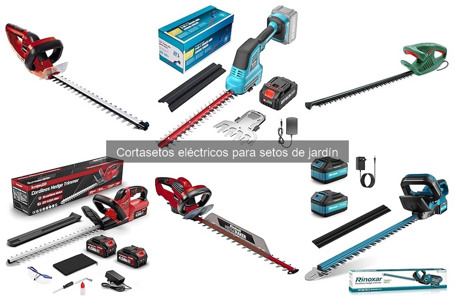 Comparativa de cortasetos eléctricos: potencia y rendimiento