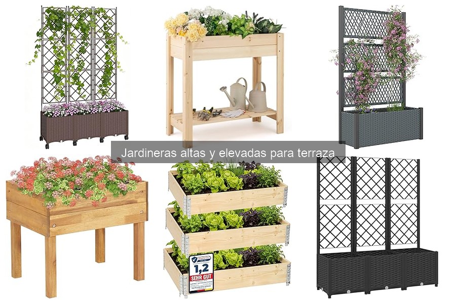 Comparativa de Jardineras Altas: Madera, Metal y Plástico