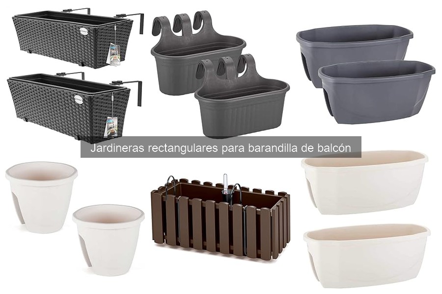 Comparativa de Jardineras Rectangulares: Plástico, Madera y Metal