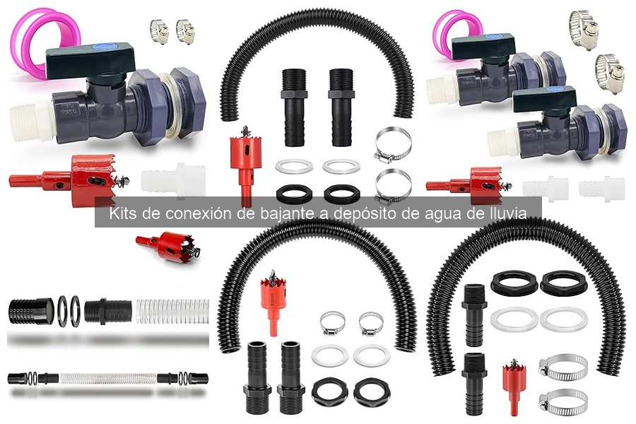 Comparativa de Kits de Conexión para Agua de Lluvia