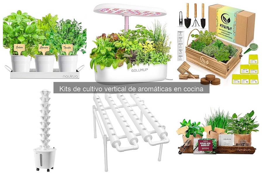 Comparativa de Kits de Cultivo Vertical de Aromáticas