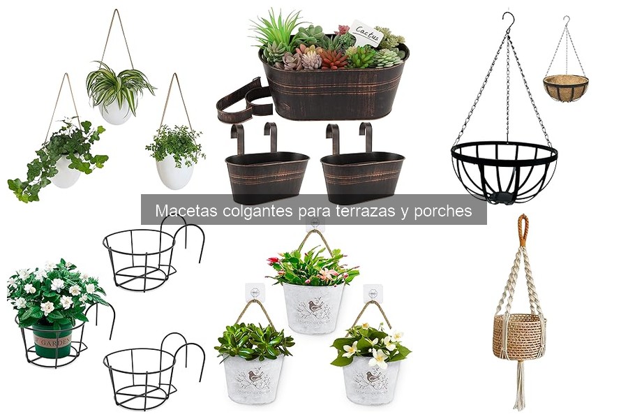 Comparativa de las Mejores Macetas Colgantes para Terrazas