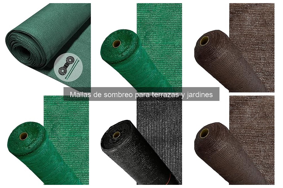 Comparativa de Mallas de Sombreo: Grados de Sombra