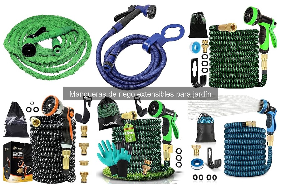 Comparativa de Mangueras de Riego Extensibles para Jardín