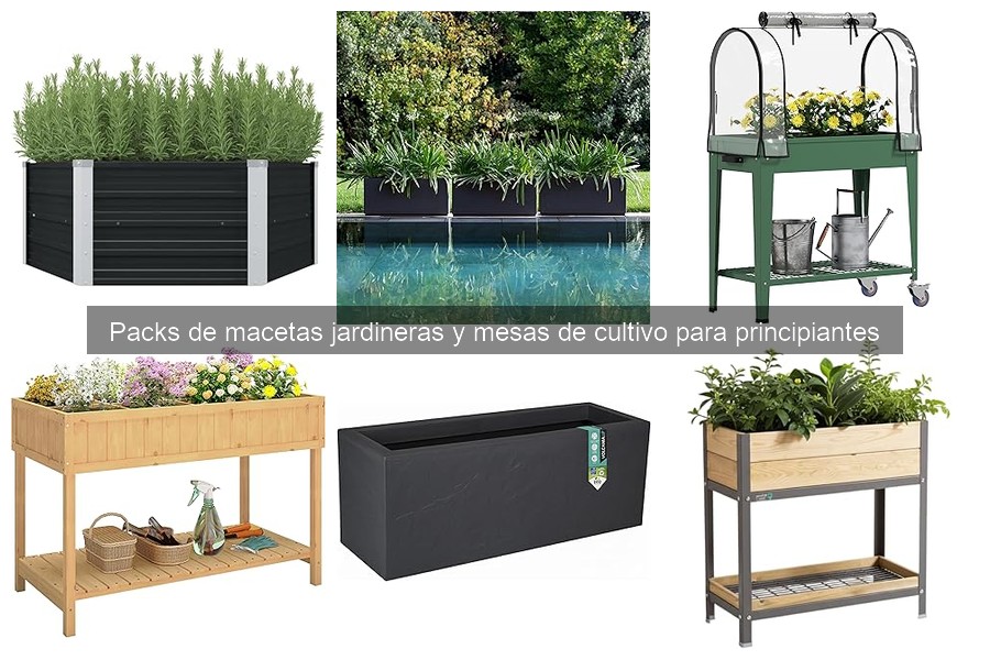Comparativa de materiales para macetas jardineras