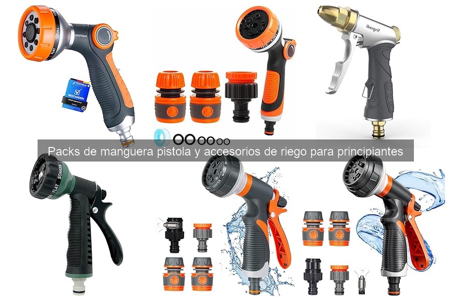Comparativa de Mejores Packs de Manguera con Pistola de Riego