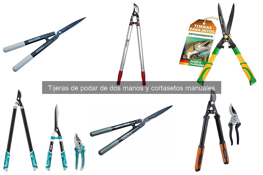Comparativa de precios de tijeras de podar de dos manos
