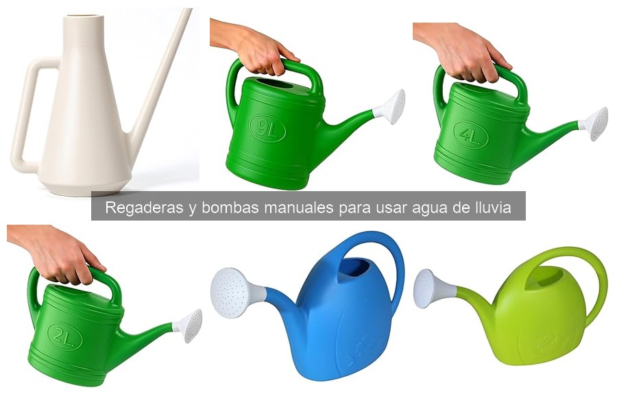 Comparativa de precios: Regaderas y bombas manuales