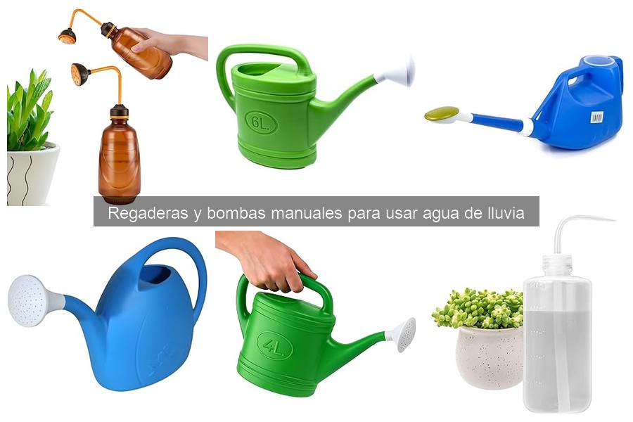 Comparativa de regaderas de plástico y metálicas para riego