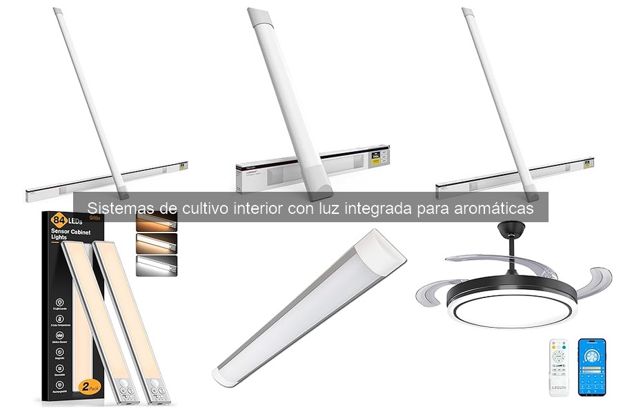 Comparativa de Sistemas de Cultivo Interior con Luz Integrada