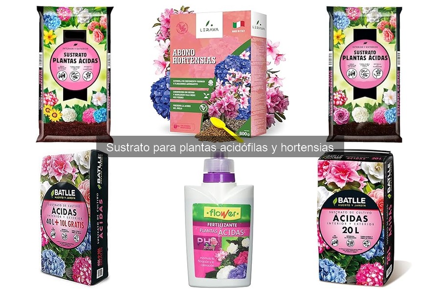 Comparativa de sustratos para plantas acidófilas