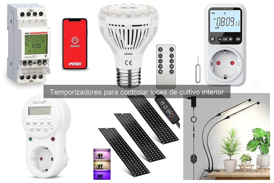Comparativa de temporizadores para luces de cultivo interior