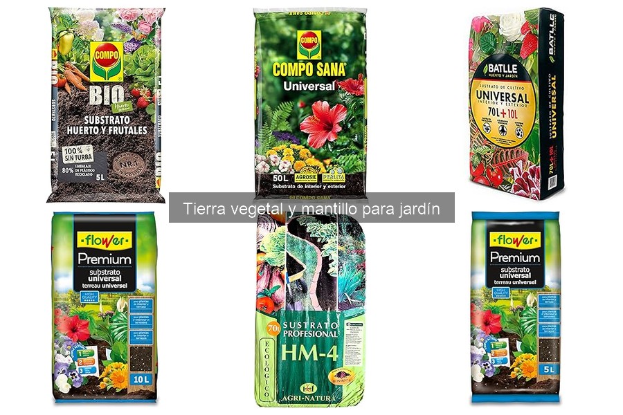 Comparativa entre Tierra Vegetal y Mantillo para Jardín