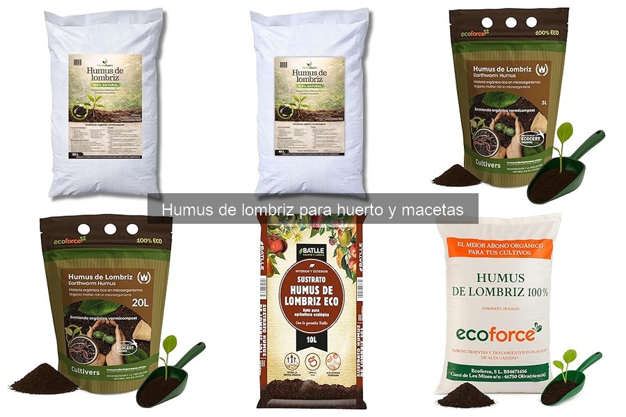 Comparativa: Humus de Lombriz vs Otros Abonos Orgánicos