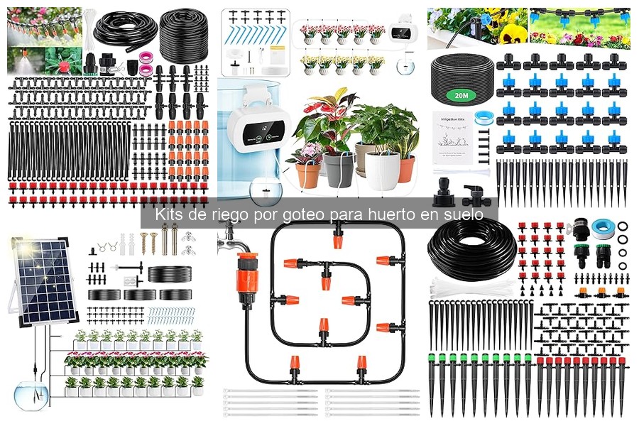 ** Comparativa: Kits de Riego por Goteo vs Riego por Aspersión