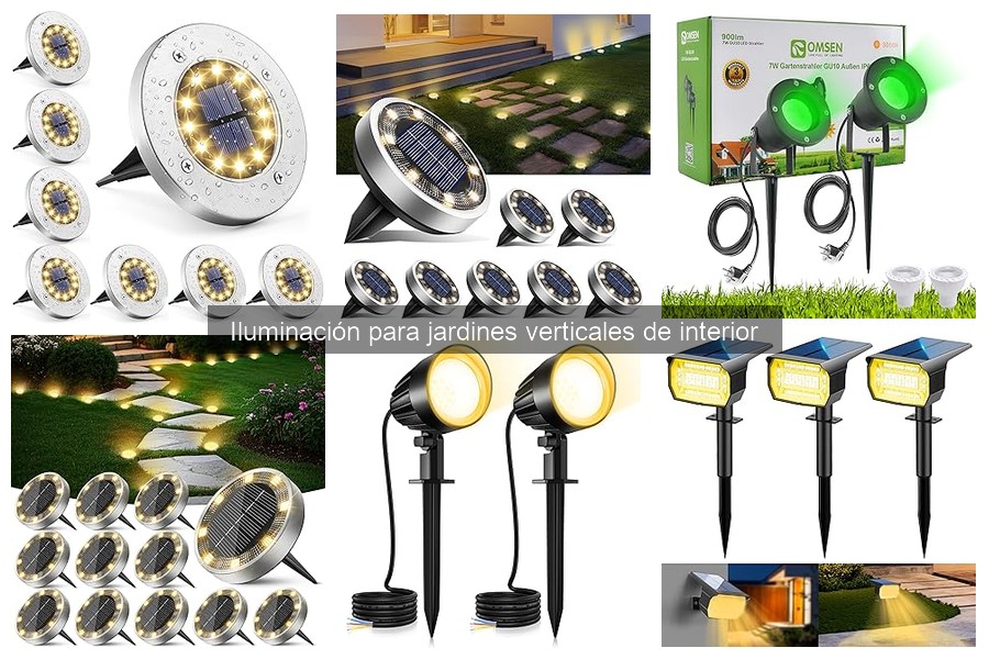 Comparativa: Luces Fluorescentes vs LED para Jardines Verticales