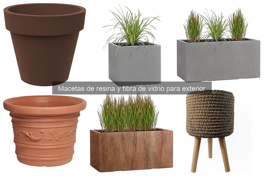 Comparativa: Macetas de Resina vs. Fibra de Vidrio