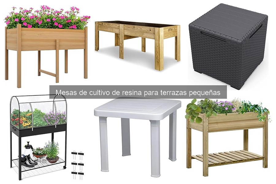 Comparativa mesas de cultivo de resina y madera