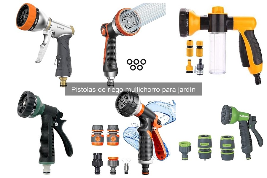 Comparativa: Pistolas de riego multichorro vs goteo