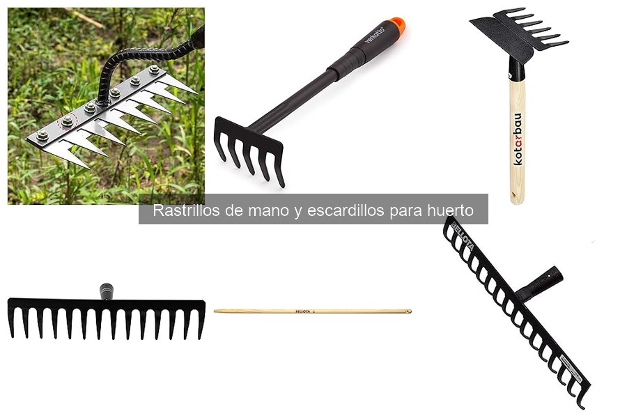 Comparativa: Rastrillos de mano vs Otras herramientas de cultivo