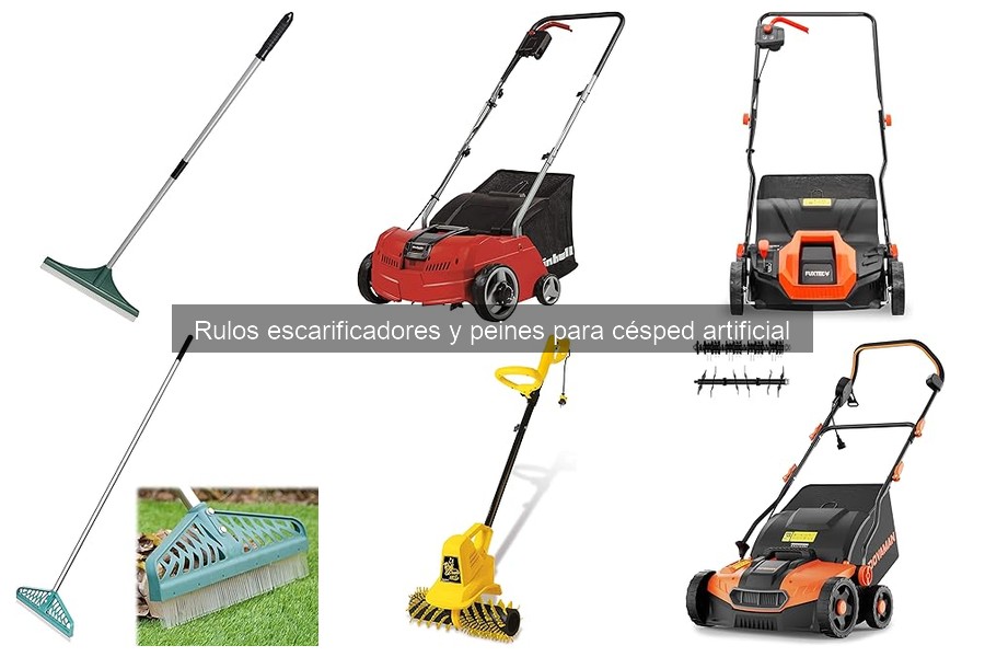 Comparativa: Rulos escarificadores vs Peines césped artificial