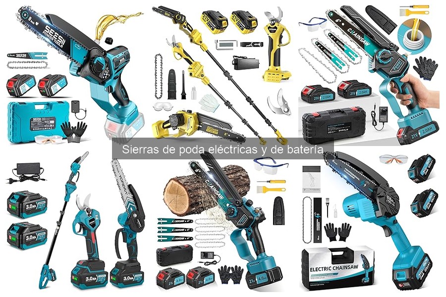 Comparativa: Sierras de Poda Eléctricas vs Batería