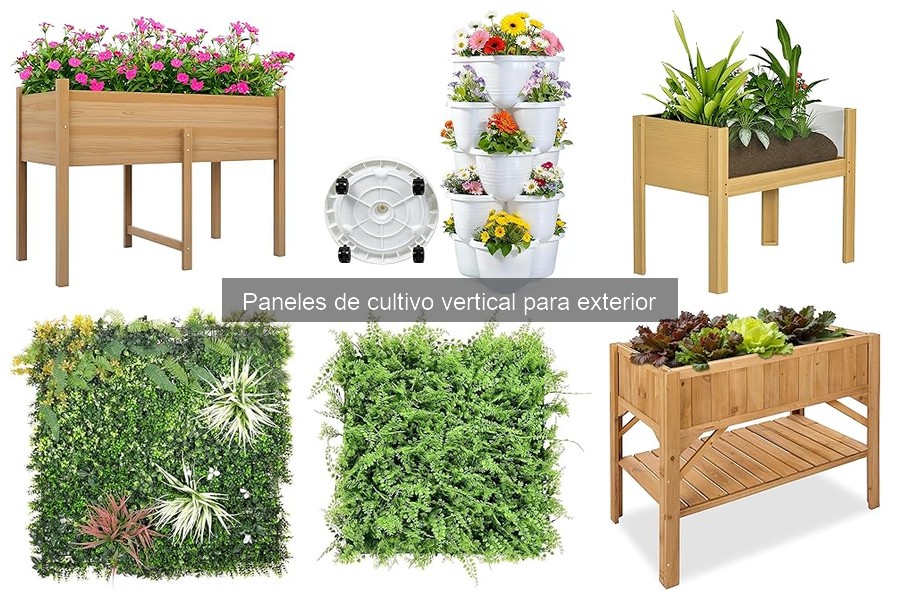 Compatibilidad de plantas con paneles de cultivo vertical