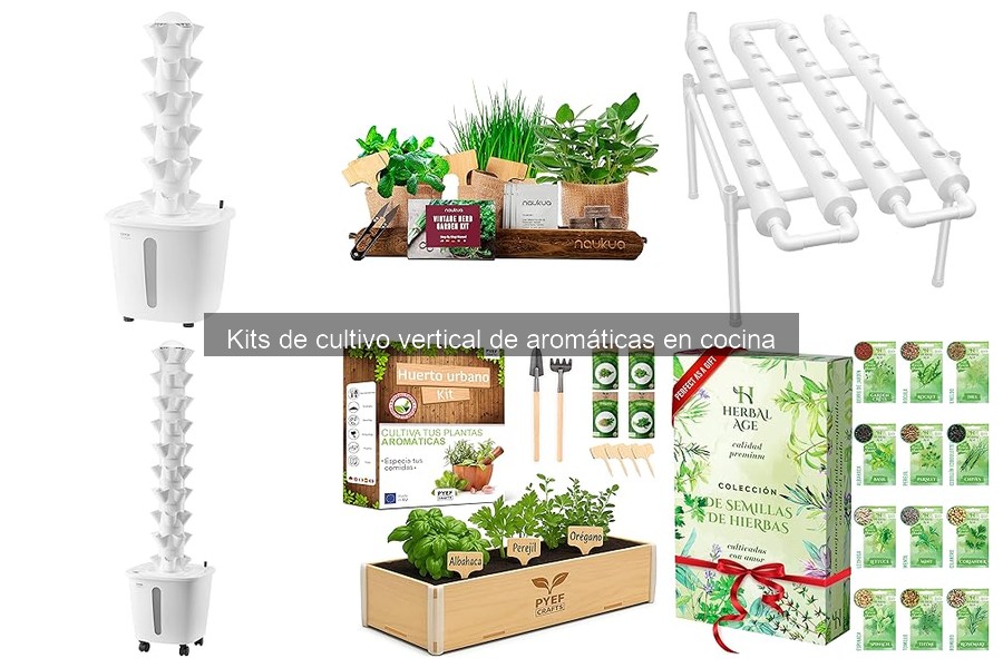 Consejos para Cosechar Hierbas de Kits Verticales de Cocina