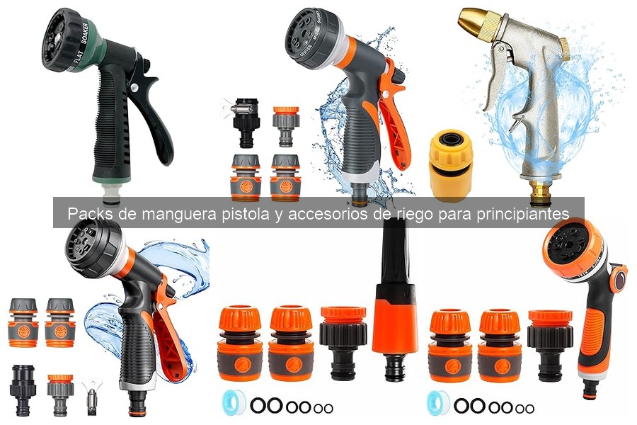 Consejos para mantener tu pack de manguera y pistola de riego