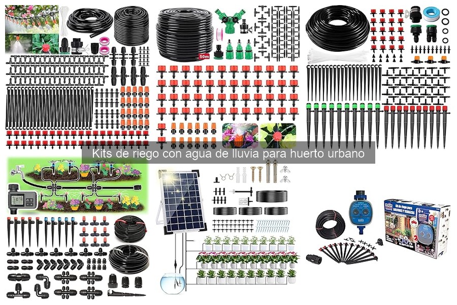Costos promedio de Kits de Riego con Agua de Lluvia