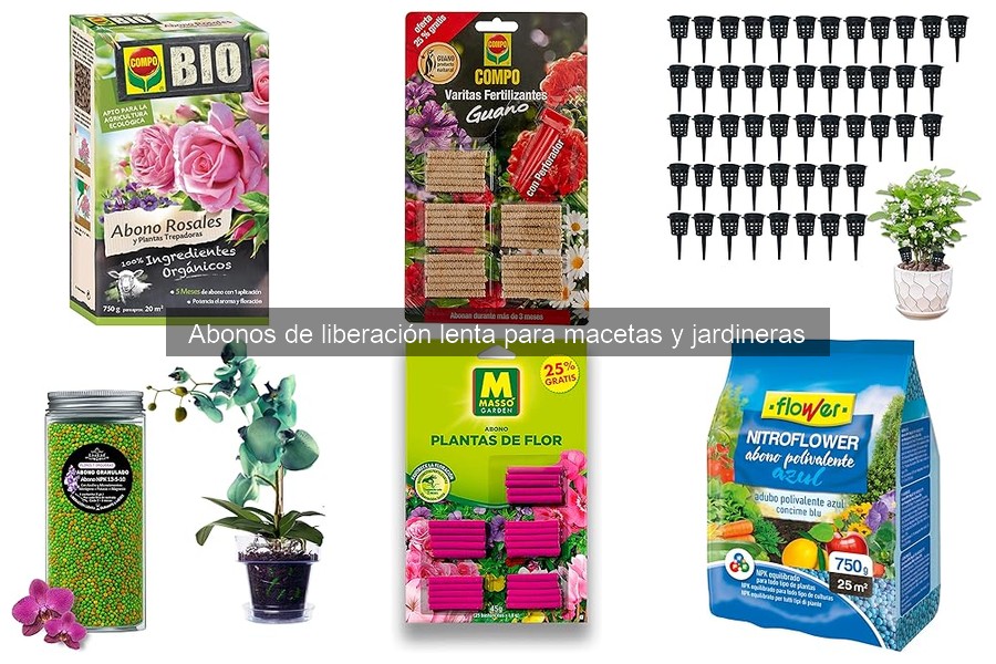 ¿Cuándo aplicar abonos de liberación lenta en macetas?