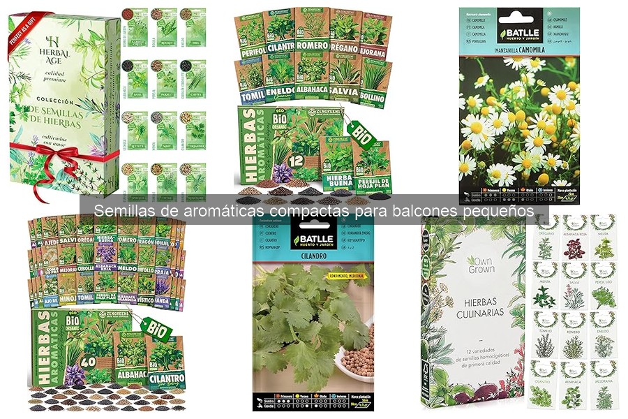 ¿Cuánto tardan en crecer las semillas de aromáticas compactas?