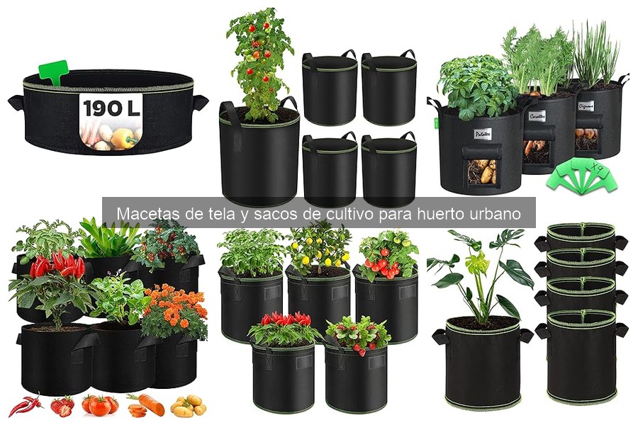Cuidados de Macetas de Tela y Sacos de Cultivo para Huertos