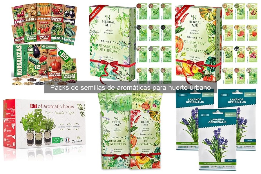 Descubre los Packs de Semillas de Aromáticas para tu Huerto