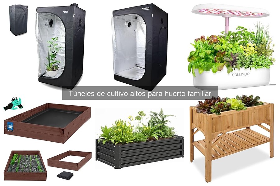Diseños Inspiradores de Túneles de Cultivo Altos para Huertos
