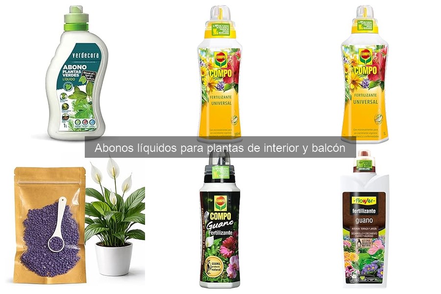 Dónde comprar abonos líquidos para plantas de interior y balcón