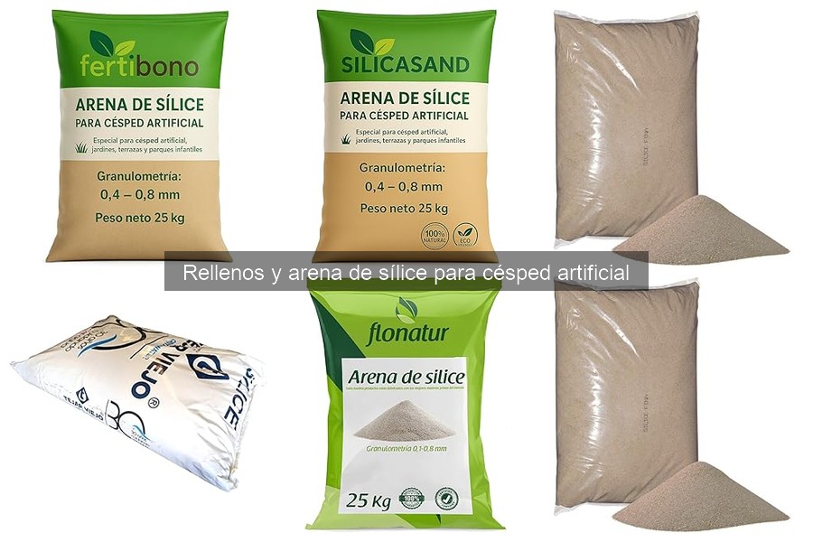 Dónde comprar arena de sílice para césped artificial al mejor precio