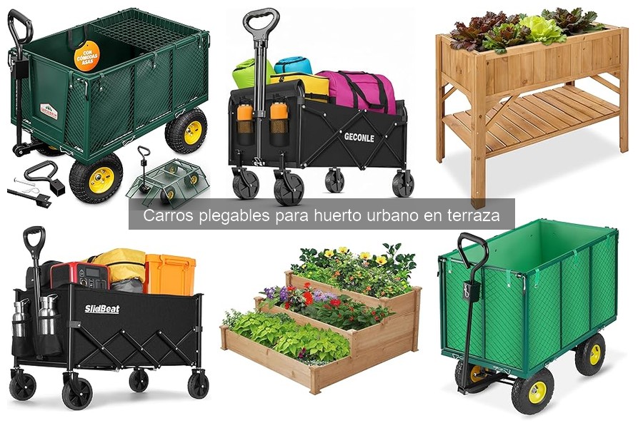 Dónde comprar carros plegables para huertos urbanos