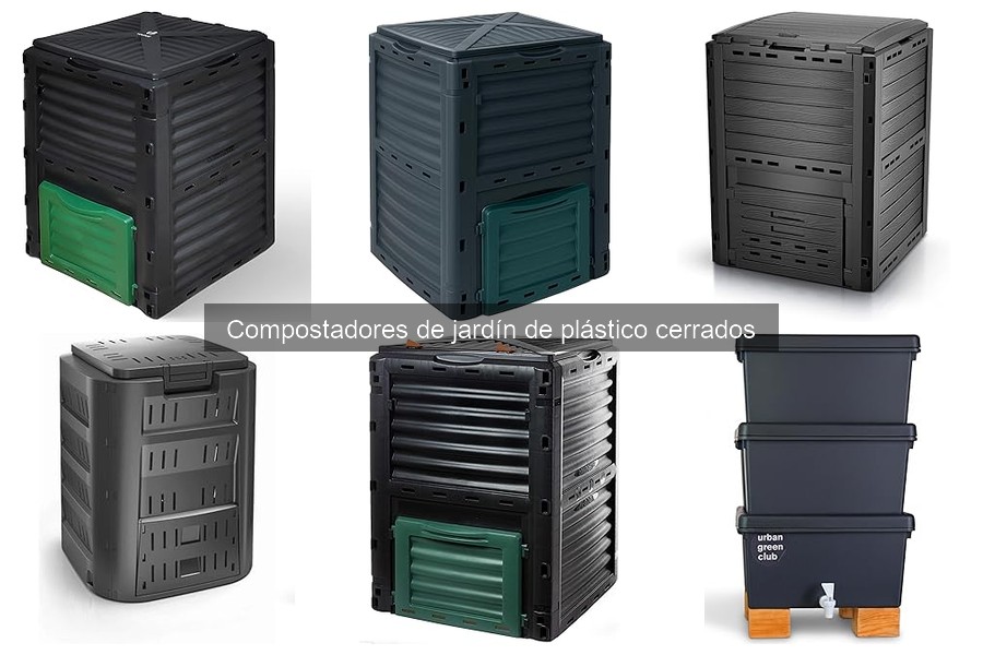 Dónde comprar compostadores de jardín de plástico cerrado